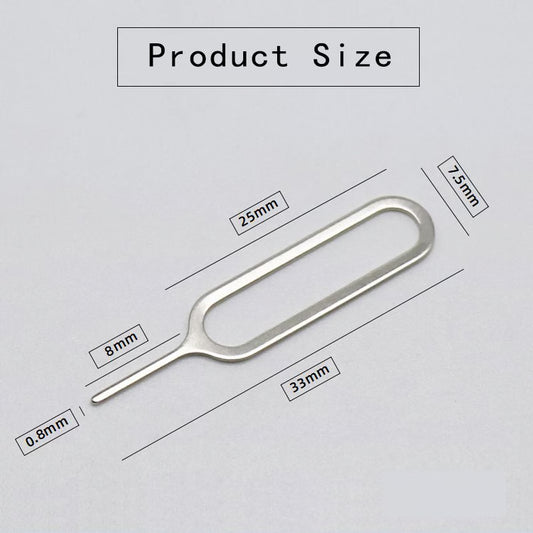 10pcs SIM Card Ejector Pin Needle Key Tool, Anti-Lost SIM Tray Remover for Mobile Phones & Tablets