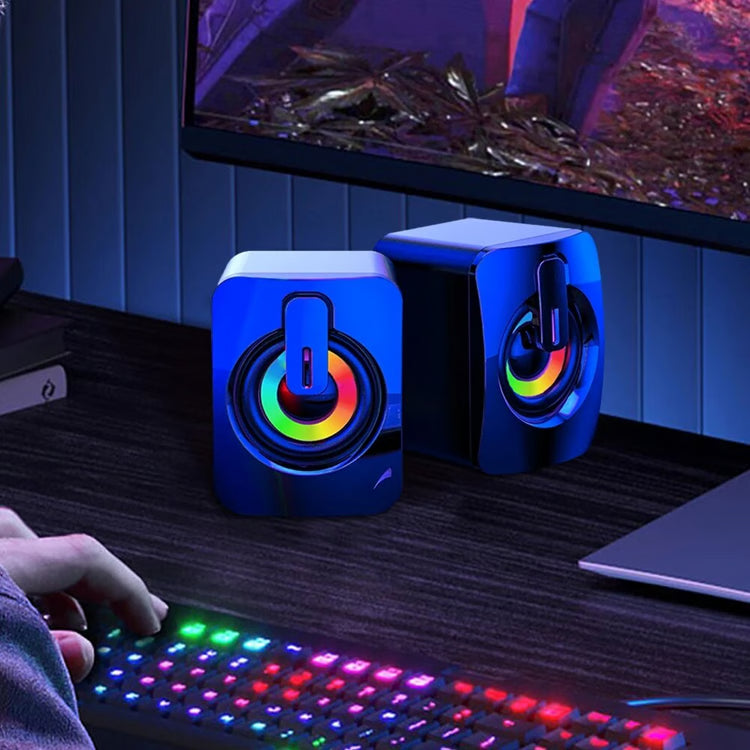 Computer Speakers with LED Lights – High-Fidelity Sound for Desktop & Gaming