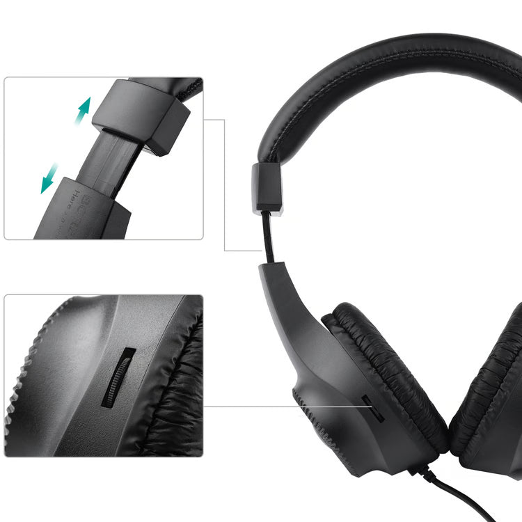 Professional Studio Monitoring Headphones for Piano, Guitar & Audio Mixing