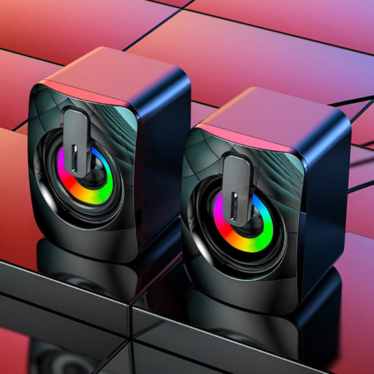 Computer Speakers with LED Lights – High-Fidelity Sound for Desktop & Gaming