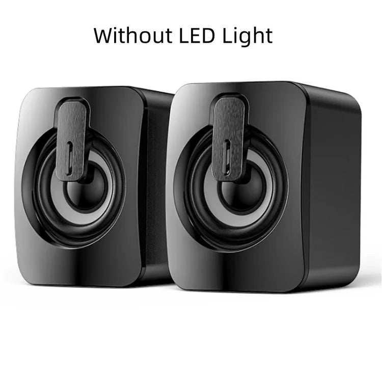 Computer Speakers with LED Lights – USB Powered Desktop Speakers for Gaming & Everyday Use