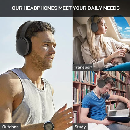 Wireless Over-Ear Headphones with Immersive Surround Sound