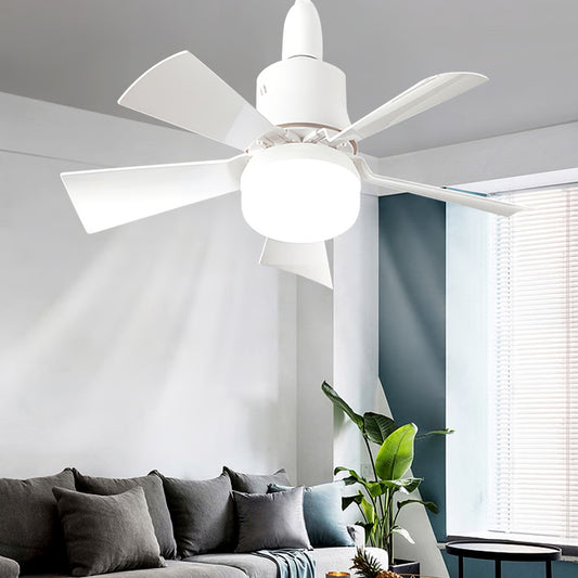 Smart Wireless Ceiling Fan Light with Remote Control & Dimmable Lighting