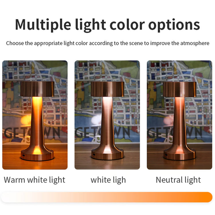High-Quality Rechargeable LED Cordless Table Lamp with Wireless Design and Smart Features for Modern Living