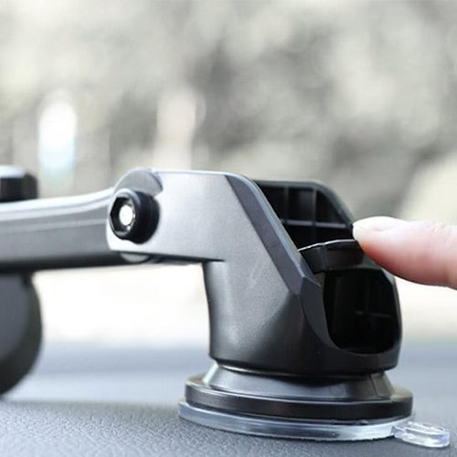 Retractable Car Phone Holder, Universal Car Phone Holder for Dashboard & Windshield, Car Air Vent Phone Holder