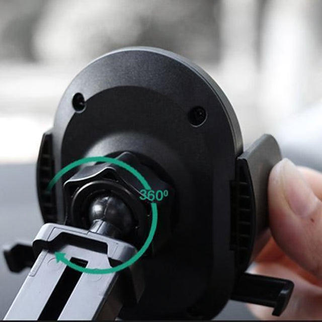 Retractable Car Phone Holder, Universal Car Phone Holder for Dashboard & Windshield, Car Air Vent Phone Holder