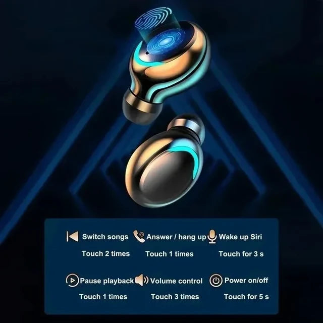 Wireless Sport Earbuds with Noise Reduction & Mic
